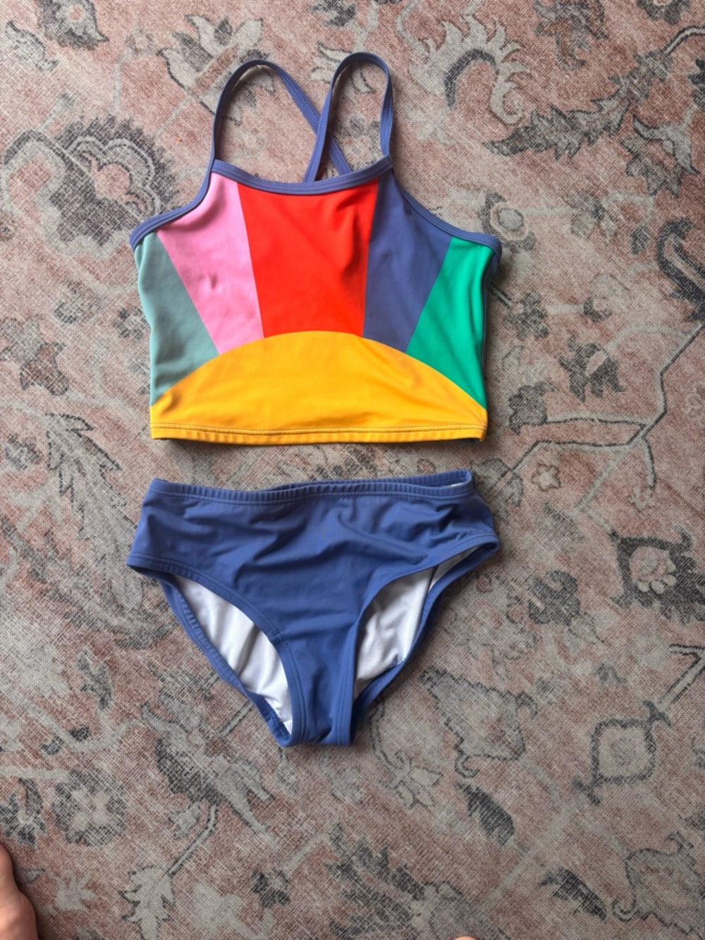 Hanna Andersson Rainbow Sunburst Bikini Set